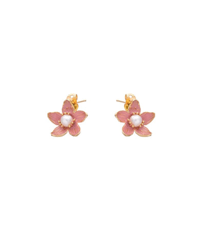 Σκουλαρίκια για κορίτσια Mini Floret Ροζ 5044
