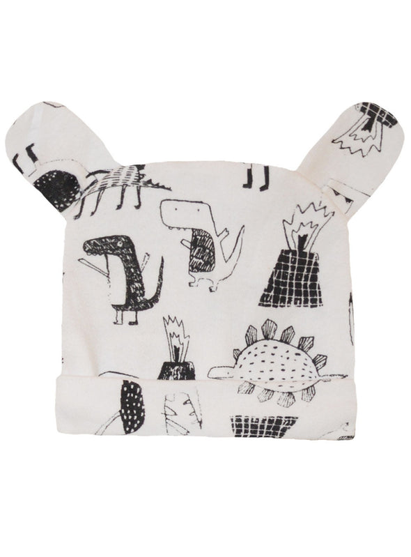 2 pcs set of hats cotton with printed motif | ALL OVER PRINT 11-120562-0