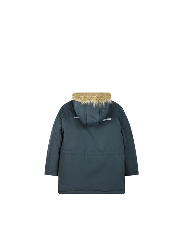 Coat with polar fleece lining for boys | BLUEBLACK 12-122102-1