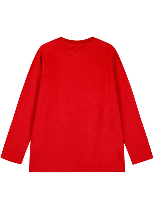 Boys΄ Mako Print Cotton T-Shirt | RED 12-123178-5