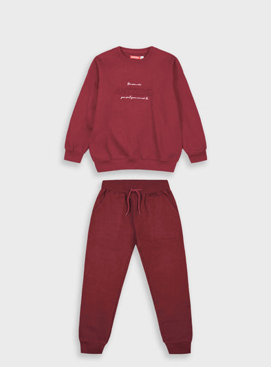 Unisex 2 piece tracksuit | TERRACOTTA 12-123183-0