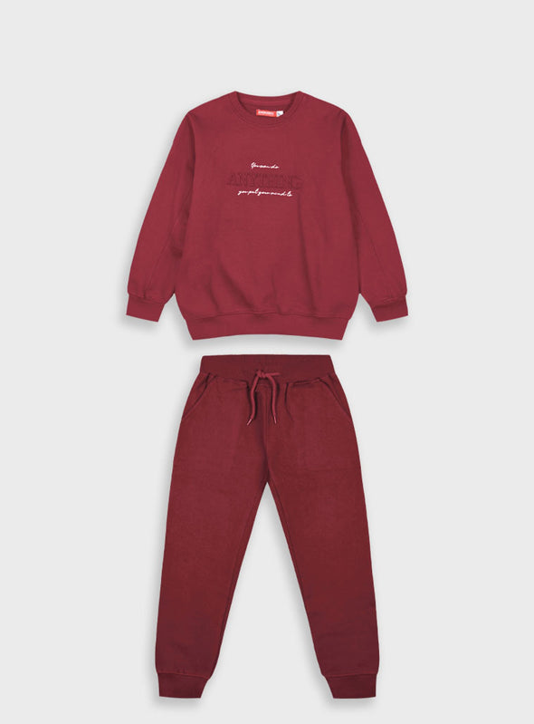 Unisex 2 piece tracksuit | TERRACOTTA 12-123183-0