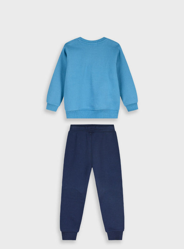 Tracksuit with print | NAVY 12-125171-0