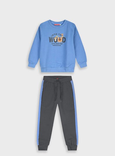 Tracksuit with print | ANTHRACITE  12-125184-0