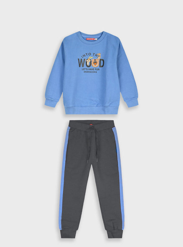 Tracksuit with print | ANTHRACITE  12-125184-0