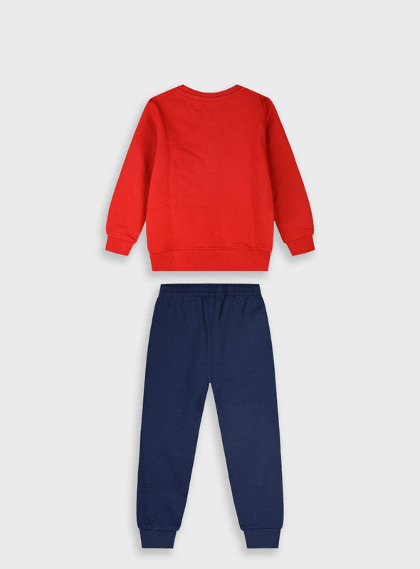 Tracksuit with print | NAVY 12-125186-0