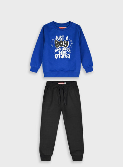 Tracksuit with print | BLACK 12-125186-0