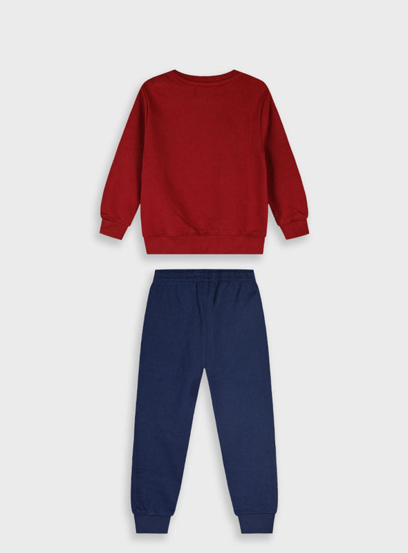 Tracksuit with print | NAVY 12-125188-0
