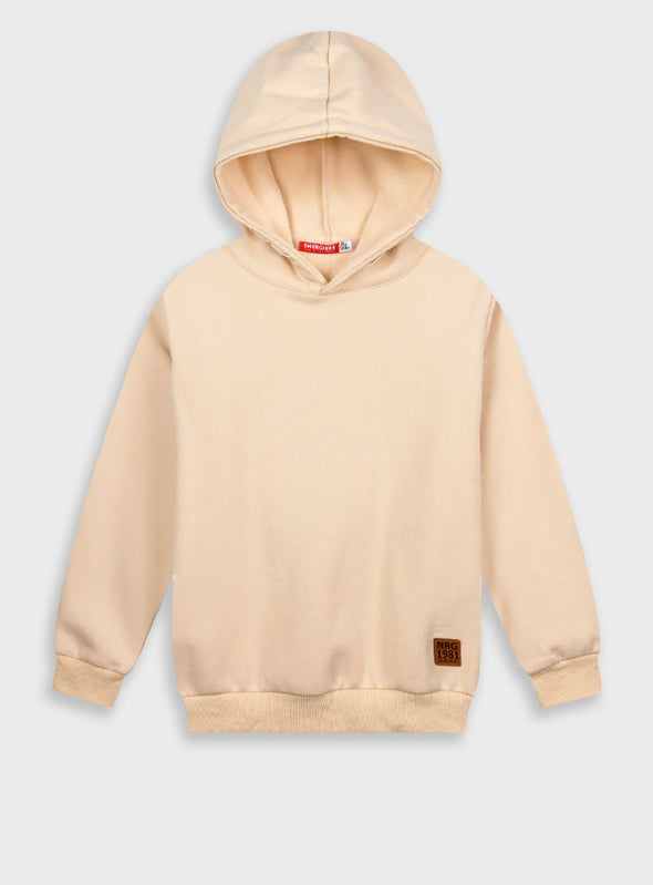 Energiers Basic Line sweatshirt with hood | VANILLA 13-100081-5-9