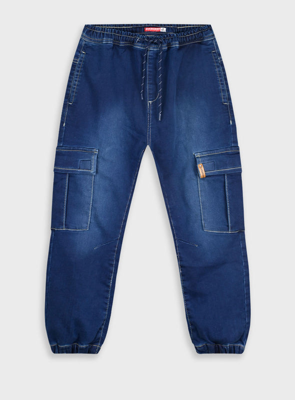 Cargo jeans | BLUE DENIM 13-125001-2