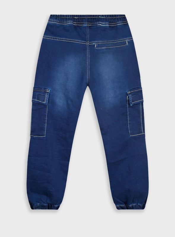 Cargo jeans | BLUE DENIM 13-125001-2