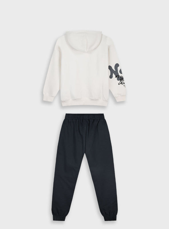 Tracksuit with print | BLACK  13-125043-0