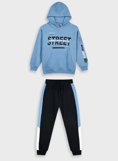 Tracksuit with print | BLACK 13-125047-0
