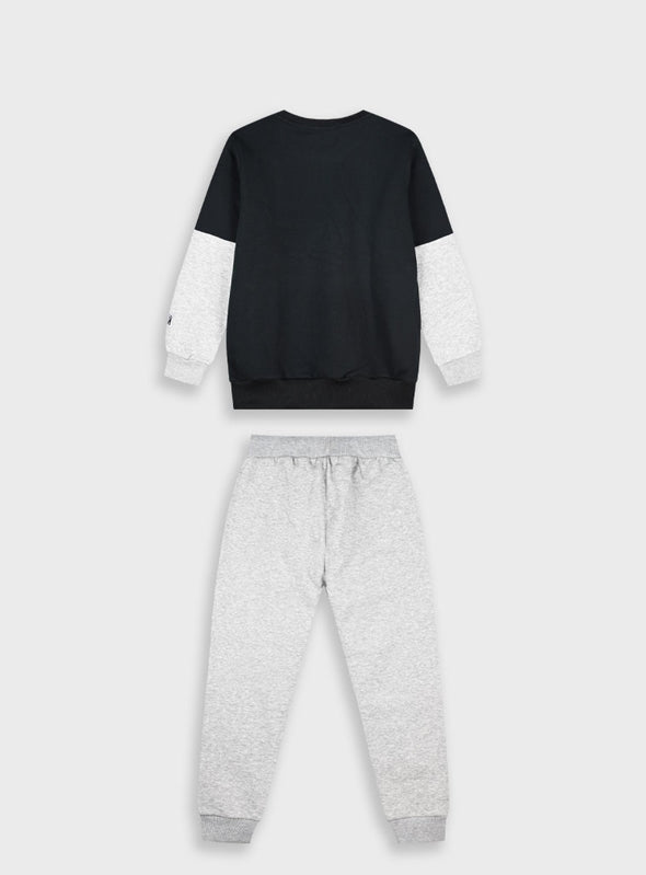 Tracksuit with print | GREY MELANGE 13-125051-0