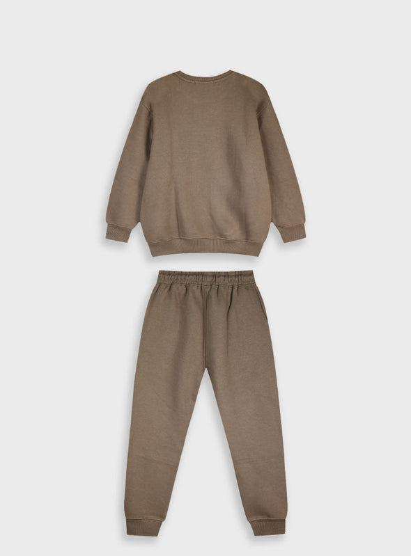 Tracksuit with print | CHOCOLATE
