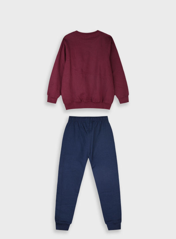 Tracksuit with print | NAVY  13-125085-0