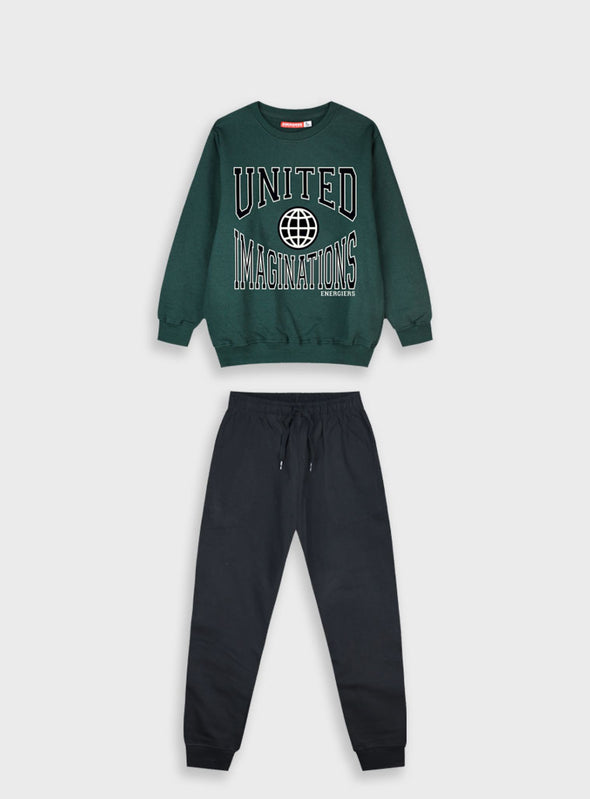 Tracksuit with print | BLACK 13-125085-0
