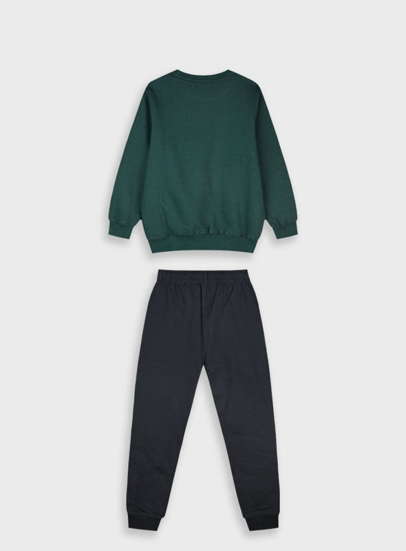 Tracksuit with print | BLACK 13-125085-0