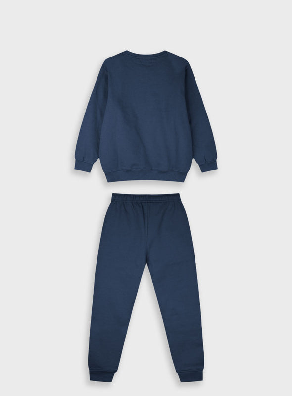 Tracksuit with print | NAVY 13-125088-0