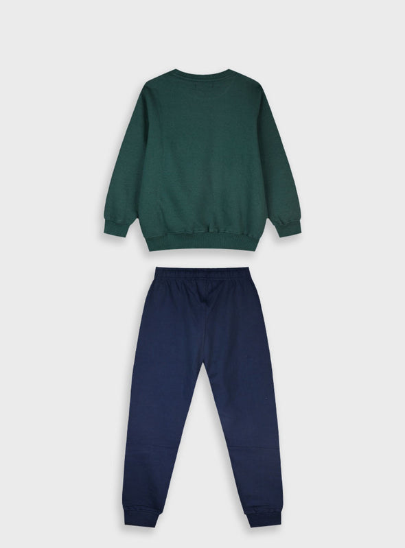 Tracksuit with print | NAVY 13-125089-0