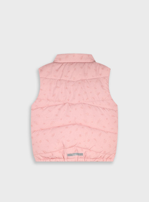 Sleeveless vest jacket | DUSTY PINK 15-125314-1