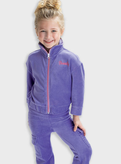 Velvet tracksuit | LAVENDER 15-125320-0