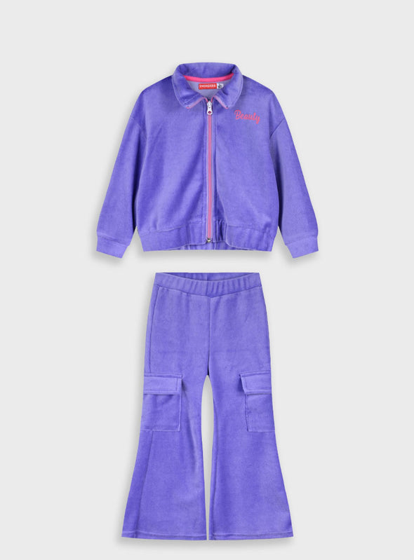 Velvet tracksuit | LAVENDER 15-125320-0