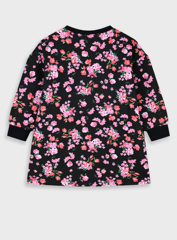 Floral fleece dress | FLORAL 15-125344-7