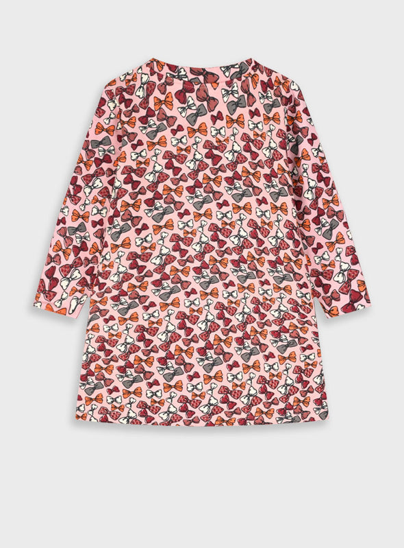 Printed fleece dress | ALL OVER PRINT  15-125345-7