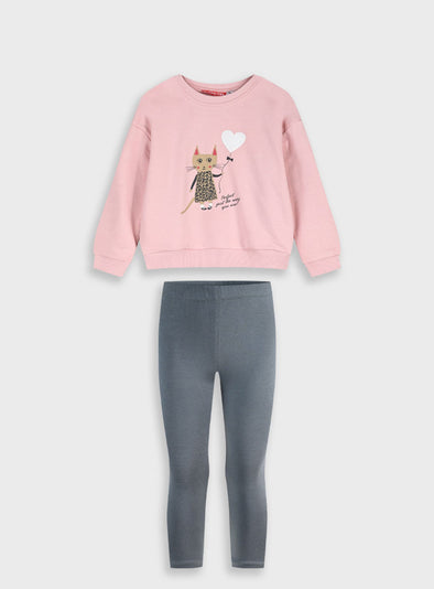 Set jumper with leggings | ANTHRACITE 15-125366-0