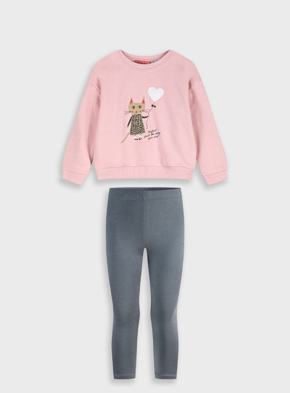 Set jumper with leggings | ANTHRACITE 15-125366-0