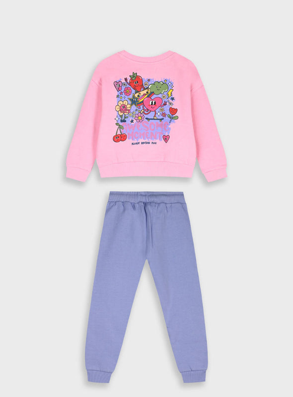 Tracksuit with print | LAVENDER 15-125372-0