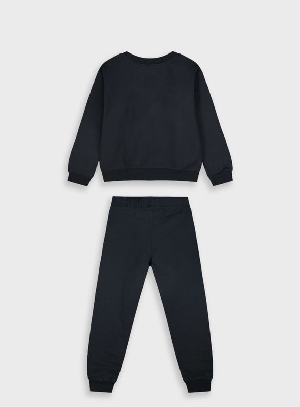 Tracksuit with print | BLACK 15-125376-0