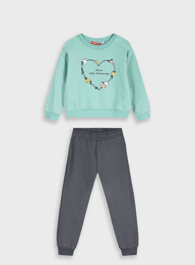 Tracksuit with print | ANTHRACITE  15-125385-0