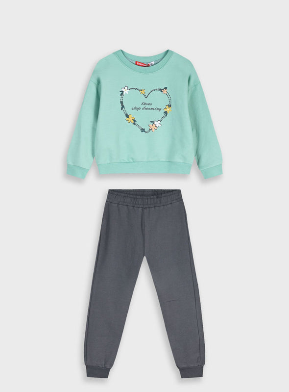 Tracksuit with print | ANTHRACITE  15-125385-0