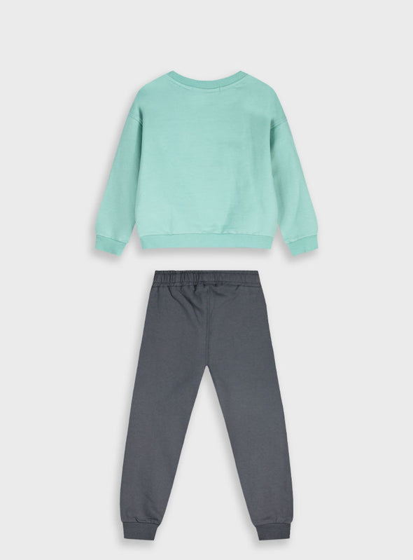 Tracksuit with print | ANTHRACITE  15-125385-0