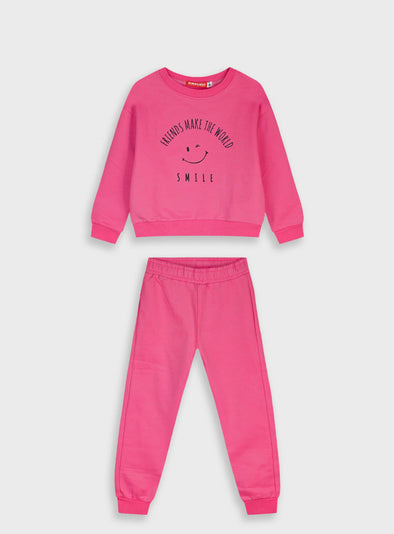 Tracksuit with print | FUCSHIA 15-125387-0