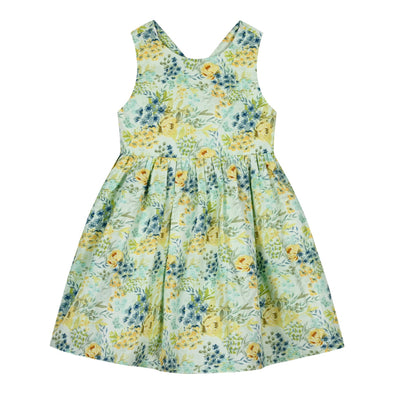 Παιδικό αμάνικο φόρεμα φλοράλ για κορίτσι | ΦΛΟΡΑΛ 15-224301-7