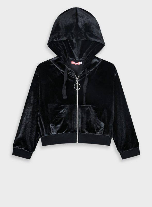Velvet jacket | BLACK 16-125200-5