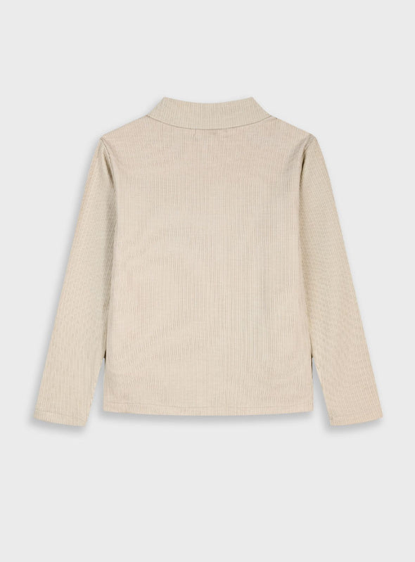 Longsleeved ribbed t-shirt | ICE 16-125231-5