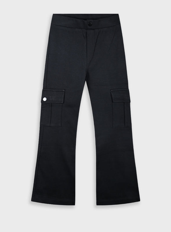 Flared cargo pants | BLACK 16-125240-2
