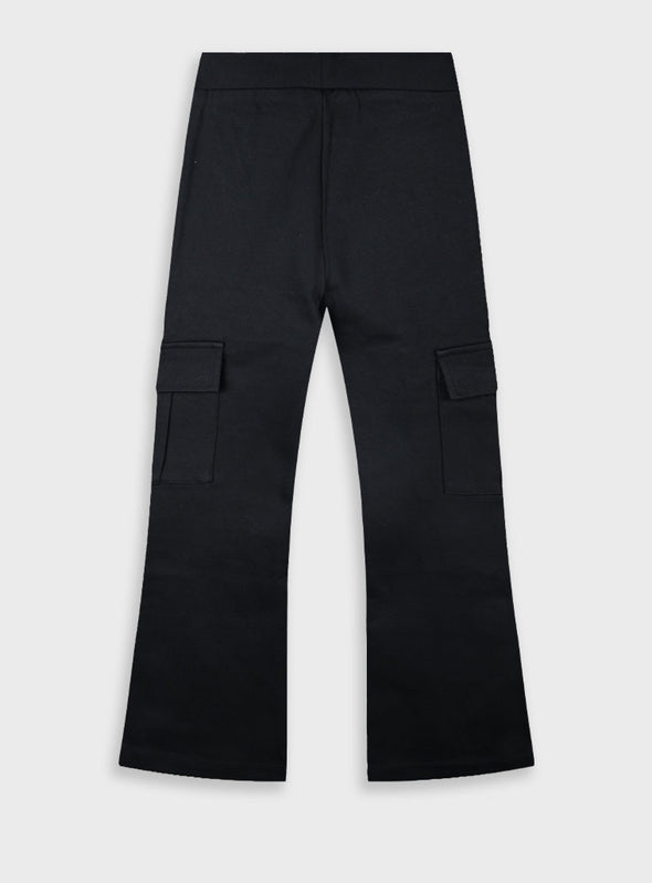 Flared cargo pants | BLACK 16-125240-2