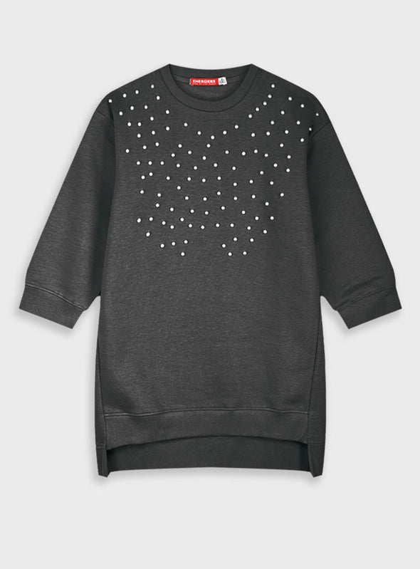 Fleece dress | BLACK 16-125243-7