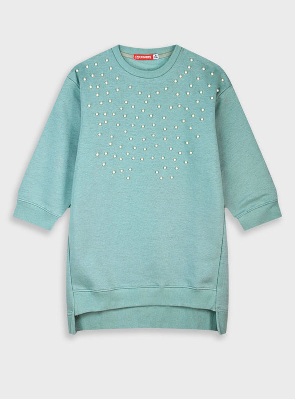 Fleece dress | PEANUT  16-125243-7