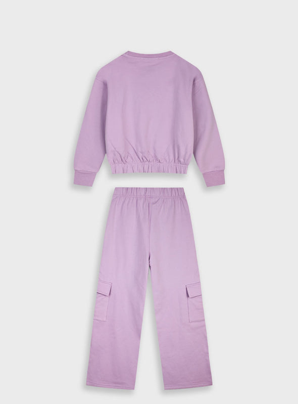 Tracksuit with embroidery | LILAC  16-125270-0