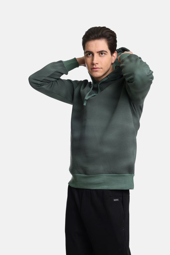 Μπλούζα Paco & Co Hoodie 2481077 Green