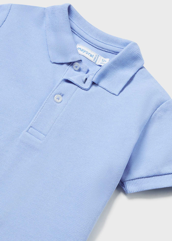 Πόλο Better Cotton μωρό Baby Blue 102