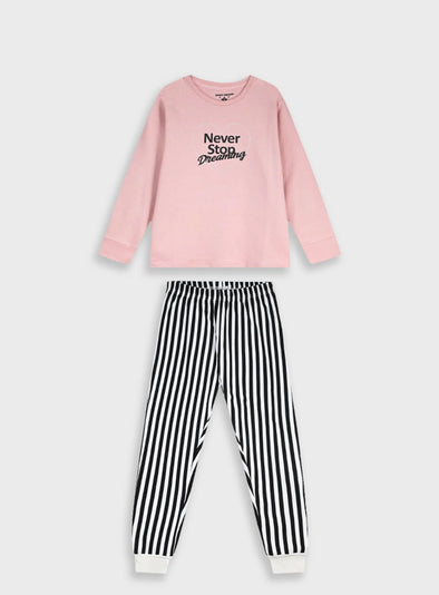 Pyjama with print | ROSE PETAL 36-125204-9