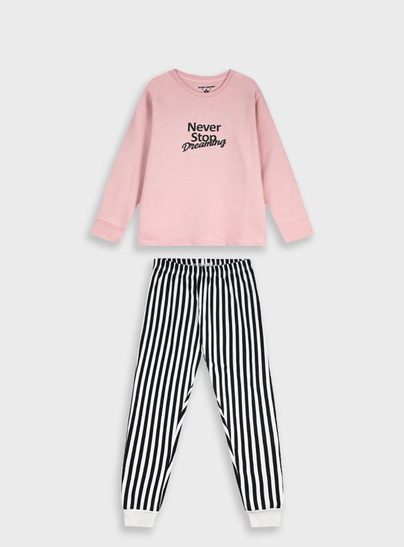 Pyjama with print | ROSE PETAL 36-125204-9