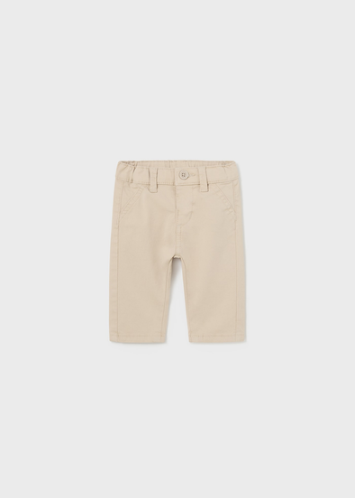 Παντελόνι λοξότσεπο Better Cotton recién νεογέννητο 595 Beige